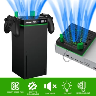 Ventilador De Resfriamento Para Xbox Series S/X Com Daul Battey RGB Led Inteligente De Controle De Temperatura De Alta V