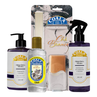 Kit Coala Home - Chá Branco + Orquídea Negra