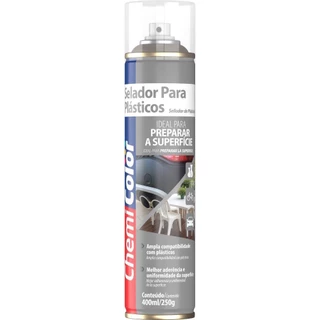 Selador Para Plásticos Spray Fundo Para Tinta Primer Base Plástico Automotivo Pintura Carro Moto