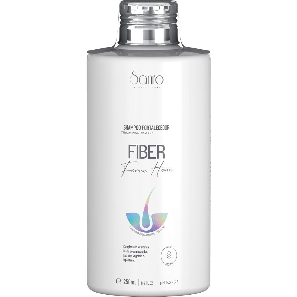 Shampoo Fiber Force 250ml Sanro Cosméticos | Shopee Brasil