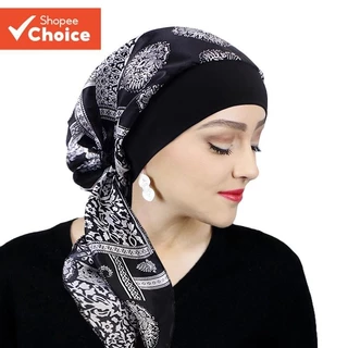 Turbante De Seda Vintage – Boné Elástico Para Perda De Cabelo Multifuncional Quimio Com Faixa Larga Mulheres em Oferta na Shopee