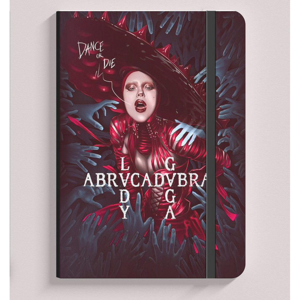 Caderno SKETCHBOOK LADY GAGA para desenhar 21x14cm CAPA DURA Born