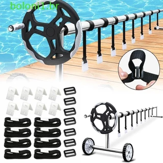 BOLONI 24pcs/set Cintas Para Carretel De Cobertura De Piscina , Design De Punção De Nylon Fixação De Solar , Fivela De Acessórios Rolo