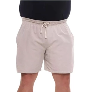 Short Mauricinho Plus Size Fio Tinto Linho 3 Bolsos