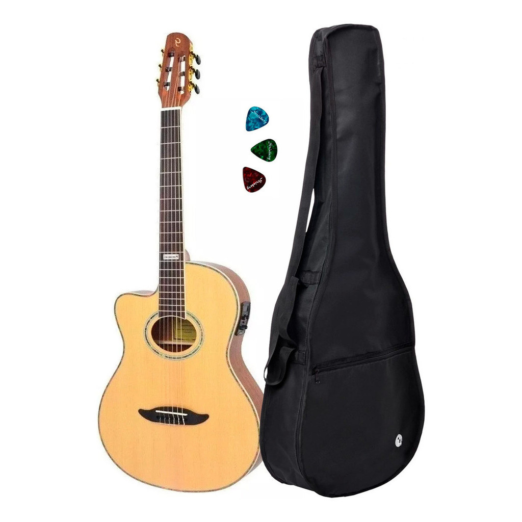 Violão Giannini Canhoto Gnf3 Ceq Ns Lh+ Capa Reforçada | Shopee Brasil