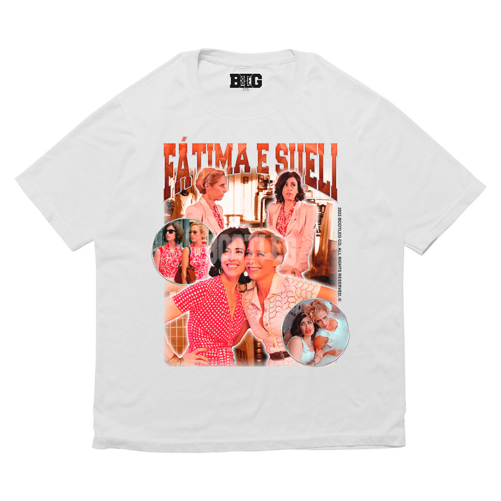 Camisa Básica Fatima e Sueli Tapas e Beijos Novela Memes Humor Unissex ...