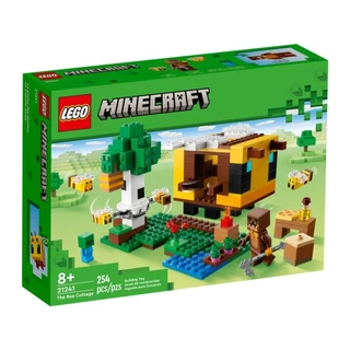 LEGO Minecraft - Casa de Campo Abelha - 254 Peças - 21241 - Conjunto blocos de montar