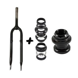 GARFO MTB BICICLETA ARO 26 X 1,90 MTB AÇO CARBONO + CAIXA DE DIREÇÃO