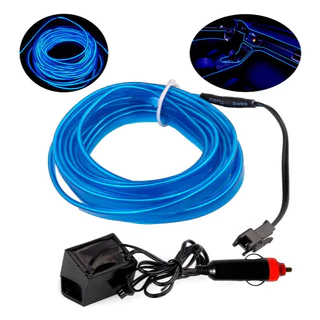 Fita LED Neon Automotiva 5 Metros ou 2m para Painel Interno Carro Interior Várias Cores Iluminação em Oferta na Shopee