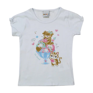 Blusa infantil Manga Curta Estampa Taça 11231 - Kaiani