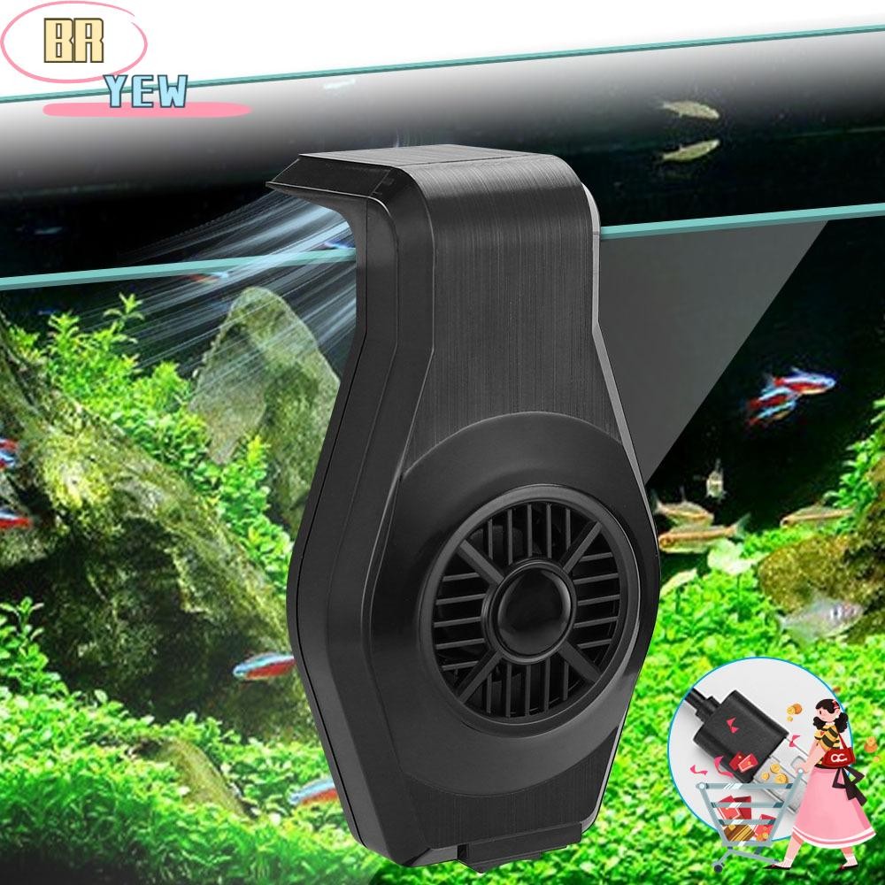 YEE Ventilador De Resfriadores De Aquário , Pequeno USB Posicionamento Ajustável Resfriamento De Tanque De Peixe