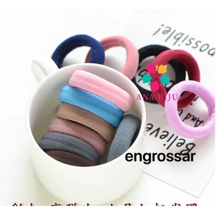 KIT 24 Pcs rabico Xuxinha De Cabelo Meia De Seda Grosso Prendedor Super Resistente  Colorido/preto em Oferta na Shopee