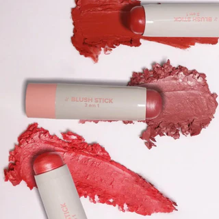 Blush Stick 3 em 1 Sombra, Batom e Blush - MISS LARY