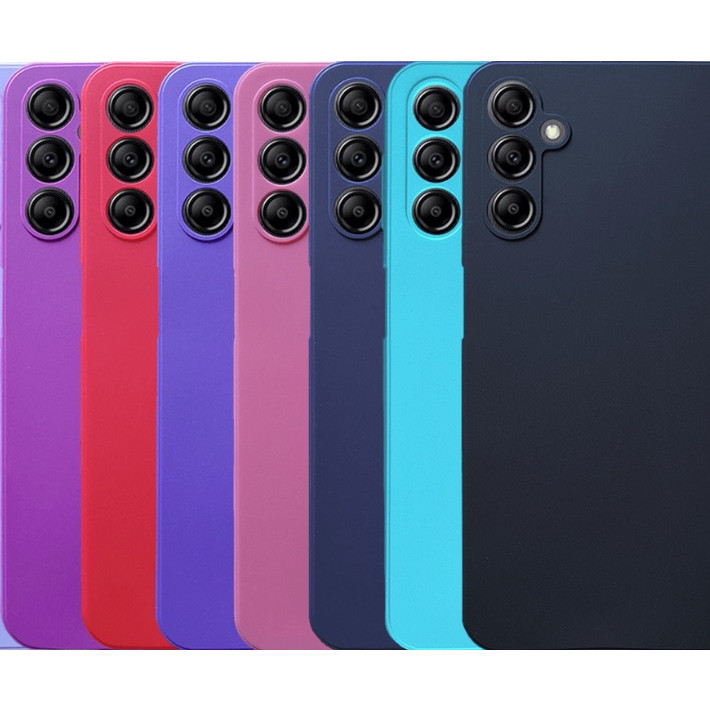 Capinha Capa Case Galaxy Samsung M14/M54 5G Silicone Aveludada Proteção de Câmera Colorido