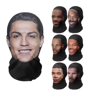 Estrela De Futebol Ronaldo Interessante Role-playing Máscara Facial 3D Balaclava Celebridade Halloween