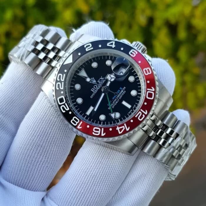 Nova Importação jam Pria r lexs _ GMT Master II Jubille Ceramica Preto ...