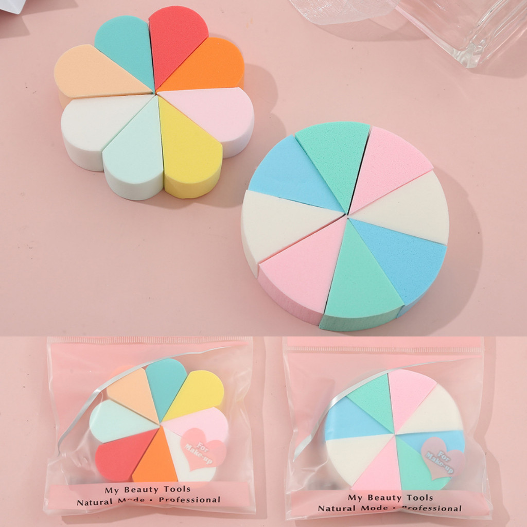 Kit de 32 Esponjas Pizza De Maquiagem Para Base Modelo