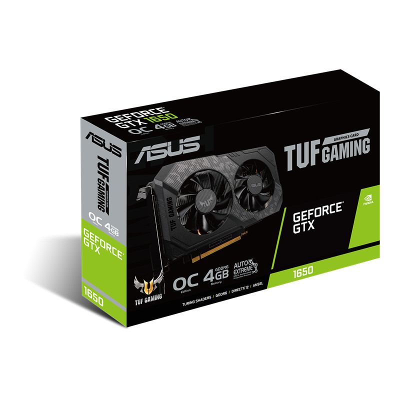 Placa de Video Asus Geforce GTX1650, TUF Gaming OC Edition