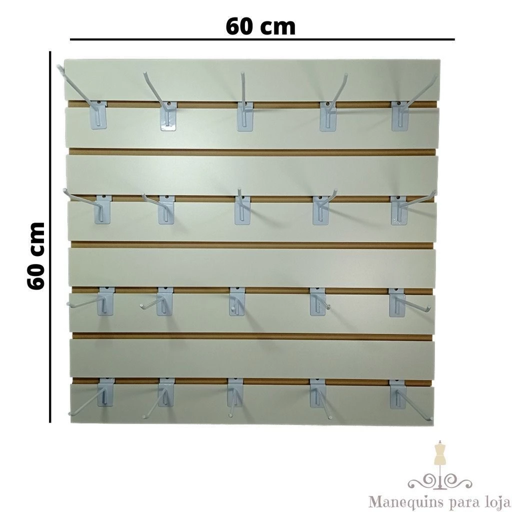 Painel Canaletado Expositor Parede