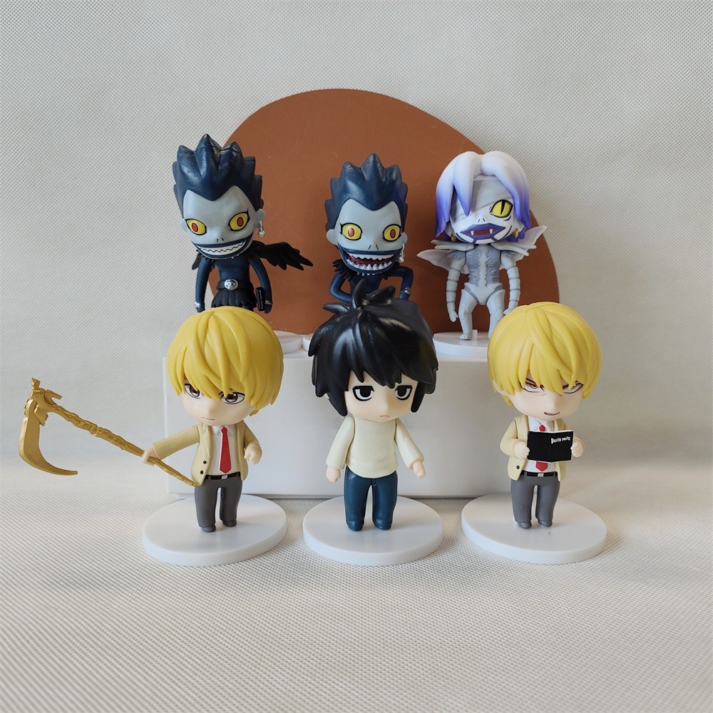 Action figure Death Note L Rem Ryuk Ligth Action Figures | Shopee Brasil