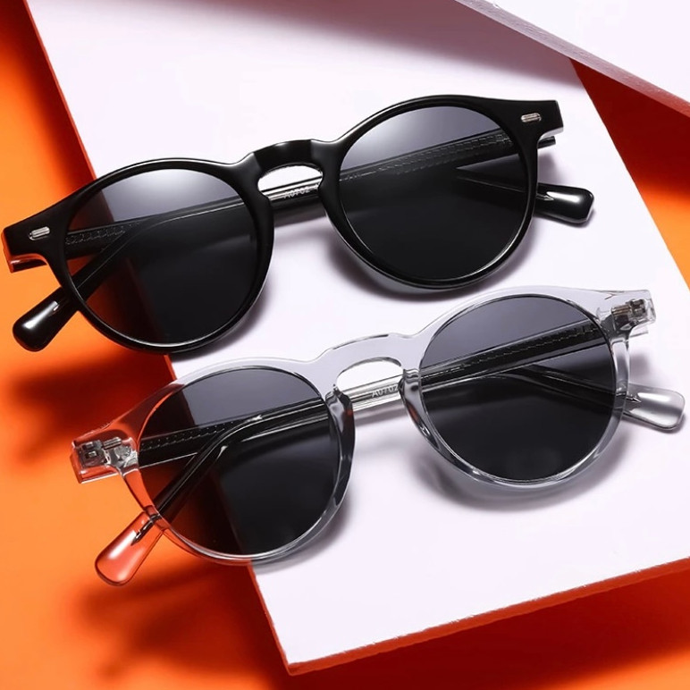 Óculos De Sol Redondo Style Vintage Unissex Feminino/Masculino Mega Life Stronda