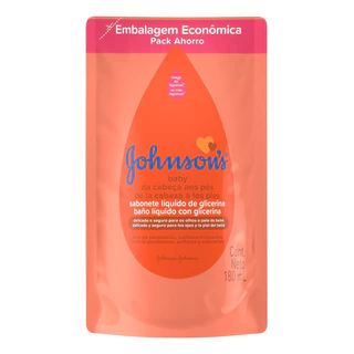 Sabonete Líquido Johnson's Baby Sabonete Líquido De Glicerina Fragrância Suave Em Líquido 180 Ml em Oferta na Shopee