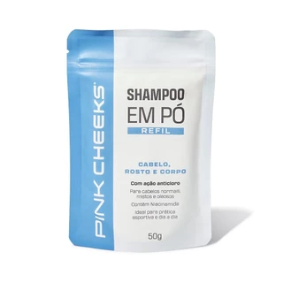 Pink Cheeks Shampoo em Pó Refil 50g em Oferta na Shopee