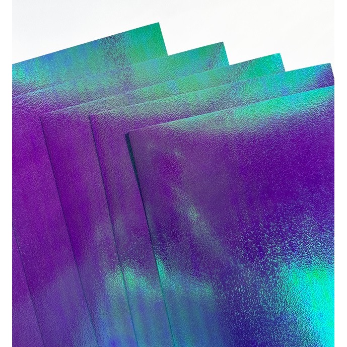 Papel Laminado A4 250g Holográfico Roxo Lamicote Off Paper - 10 Folhas ...