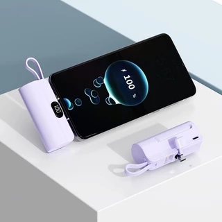 Mini Carregador Power Bank Creative Capsule Compativel 5000mah