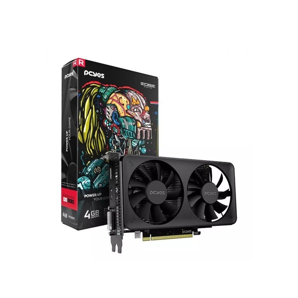 Placa de Vídeo RX 550 4GB AMD GDDR5 128 Bits