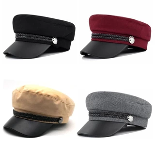 BOINA MILITAR VINTAGE CHAPÉU QUEPE ESTILO BRITÃNICO RETRÔ