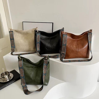 Retro Commuter Large-Capacity Bag Women 2024 Novo Estilo Bolsa Casual Simples Bolsa de Estilo Casual Bolsa de Estilo Moda Bolsa de Estilo Moda