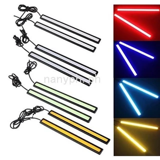Luz Led Para Carro À Prova D'água DC12V Cob Drl Fog Driving Lamp 17cm