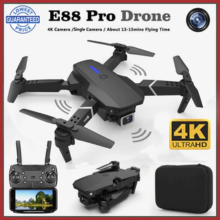 [Novo] Drone E88 Controle Remoto Quadcopter Portátil Dobrável WiFi FPV Drone 4KHD Câmera