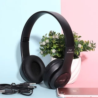 Fone P47 Headphone Sem Fio Estéreo Redução de Ruídos Bluetooth 5.0 Universal