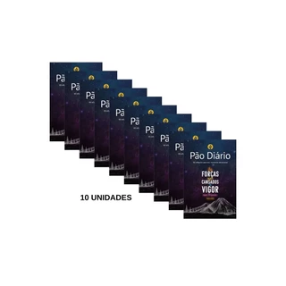 Kit 10 Livros Pão Diário | 90 reflexões para seu momento devocional | Capa Vigor | Publicações Pão Diário em Oferta na Shopee