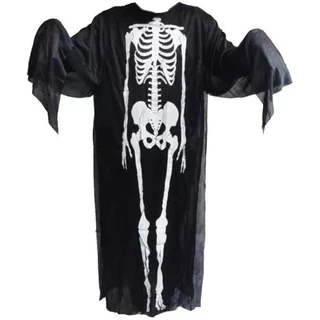 Fantasia Esqueleto Infantil Adulto Para Festa Halloween
