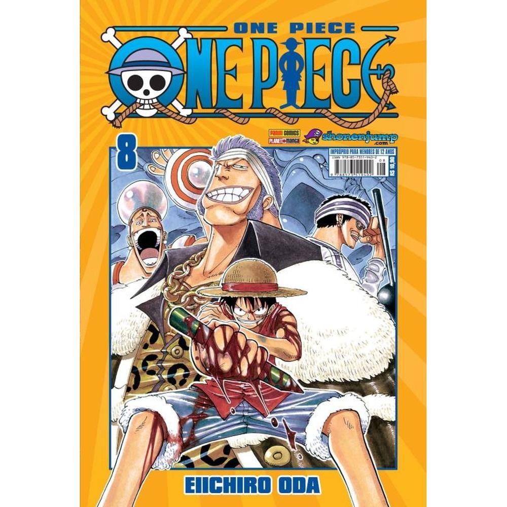 One Piece volume 8 - capa comum | Shopee Brasil