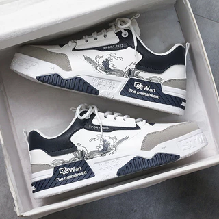 Novo estilo estilo Hong Kong respirável esportes lazer na moda All-Match sapatos nicho tênis originais