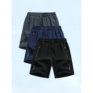 KIT 3 Shorts Esportiva Casual MasculinaSecagem Rápida em Oferta na Shopee