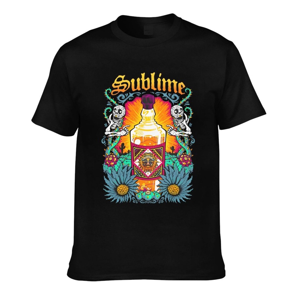 Sublime Punk Rock Band Retro Masculino Legal Camiseta Roupas Da Moda ...
