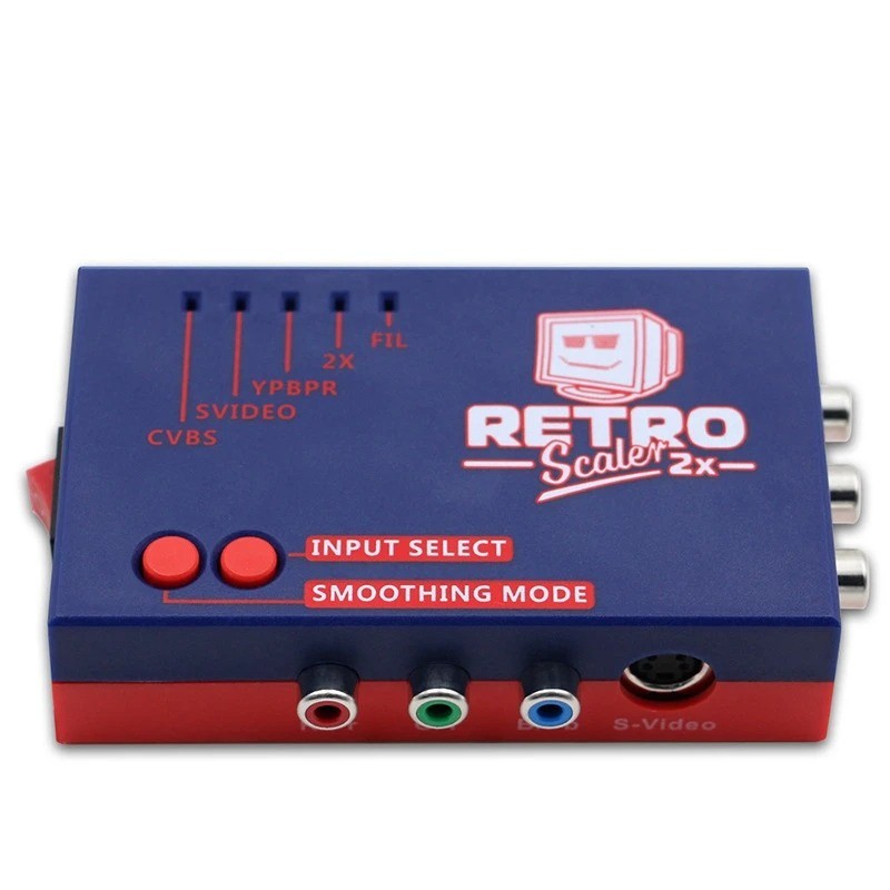RETRO SCALER 2X CONVERSOR HDMI RCA COMPONENTE RETROSCALER UPSCALER ...