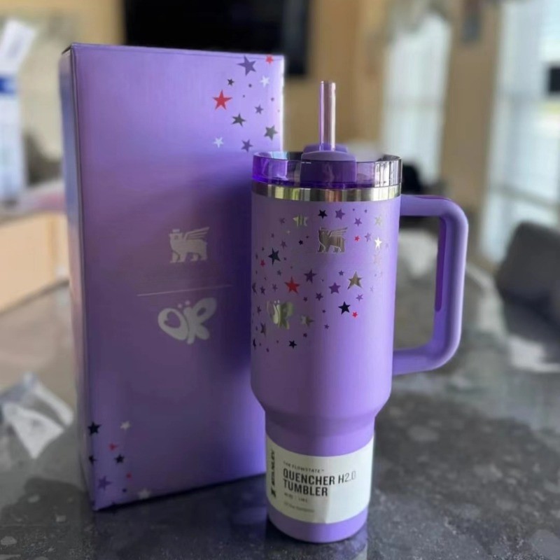 Stanleу X Olivia Rodrigo Purpel Tumbler 40OZ Copo Isolado Para Carro Em Aço Inoxidável
