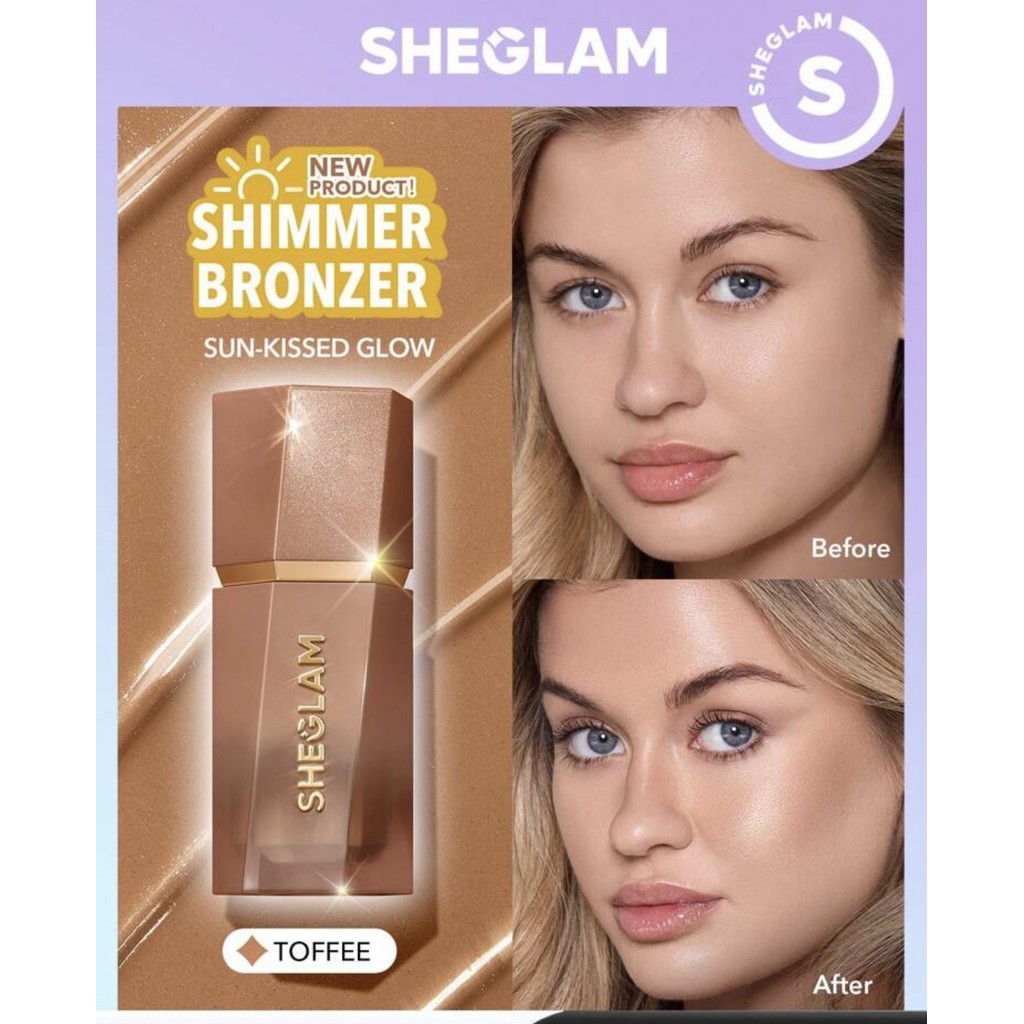 Sheglam Bronzer Líquido Sun Beam Shimmer | Shopee Brasil