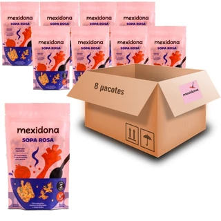 Kit c/ 8und Sopa Rosa Lowcarb MEXIDONA 160g