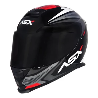 Capacete Asx Eagle Street Preto Grafite Branco Original Selo Inmetro Aerodinâmico Masculino Feminino 60 L