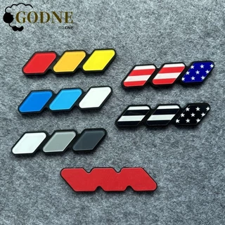 Emblema GODNESSFO , Cola ABS 3 Grille Badge , Protetor De Arranhões Anti-Colisão Tira Decorativa Modificada Durável Para Toyota/Tacoma 4Runner/Tundra Highlande