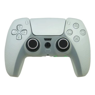 Capa Silicone Branca Para Controle Ps5 Dualsense