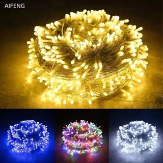 pisca pisca 10m 100 led string luz de fadas 8 modos luzes de natal para a festa de casamento luzes do feriado em Oferta na Shopee