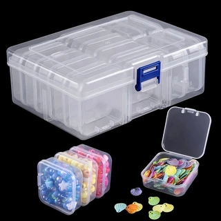 Caixa De Armazenamento Para Bordados DIY Diamond , Jóias De Arte De Unhas Rhinestone Mosaico , Multifuncional